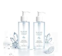 Glacier Hydration Facial Cleanser 100ml, Mild Foaming Face Wash, Hydrating Gentle Daily Facial Cleanser, Delicate Creamy Foam For Facial Surface Cleansing, Suitable For All Skin Types, 2PC