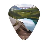 Glacier National Park Exceptional Guitar Pick â€“ Single-Side Full-Print, Abs Material Plectrum â€“ Diverse Thickness For Varied Music Experience â€“ Ideal For Guitars And Ukuleles,Guitar Pick,