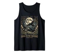 Glacier National Park Going to The Sun Road Raven Tank Top