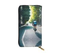 Glacier National Park Leather Wallets for Women Man, Wallets Large Billfold with 12 Card Slots,Wallet Passport wallet, Car And Bicycle, One Size