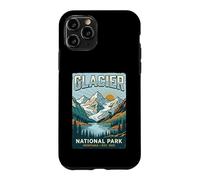 Glacier National Park Montana Est 1910 Vintage Mountain Art Case for iPhone 11 Pro