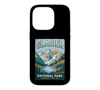 Glacier National Park Montana Est 1910 Vintage Mountain Art Case for iPhone 14 Pro