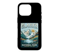 Glacier National Park Montana Est 1910 Vintage Mountain Art Case for iPhone 16 Pro