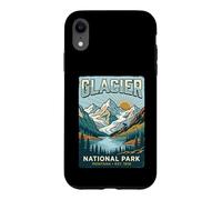 Glacier National Park Montana Est 1910 Vintage Mountain Art Case for iPhone XR