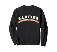 Glacier National Park Montana Mountain Sunset Front & Back Sweatshirt