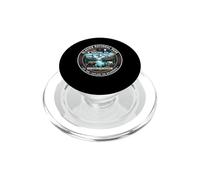 Glacier National Park Montana USA Explore Wilderness Emblem PopSockets PopGrip for MagSafe