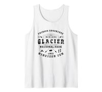 Glacier National Park Montana USA Wilderness Wildlife Hiking Tank Top