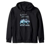 Glacier National Park Montana USA Zip Hoodie