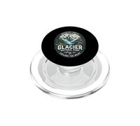 Glacier National Park Montana Vintage Adventure Nature Badge PopSockets PopGrip for MagSafe