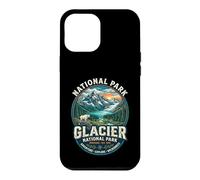 Glacier National Park Montana Vintage Emblem Mountain Goat Case for iPhone 12 Pro Max