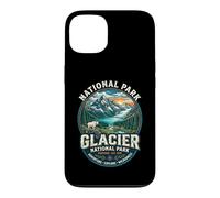 Glacier National Park Montana Vintage Emblem Mountain Goat Case for iPhone 13
