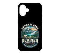 Glacier National Park Montana Vintage Emblem Mountain Goat Case for iPhone 16