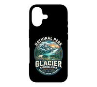Glacier National Park Montana Vintage Emblem Mountain Goat Case for iPhone 17
