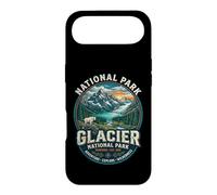 Glacier National Park Montana Vintage Emblem Mountain Goat Case for iPhone Air