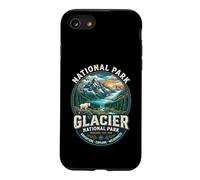 Glacier National Park Montana Vintage Emblem Mountain Goat Case for iPhone SE (2020) / 7/8