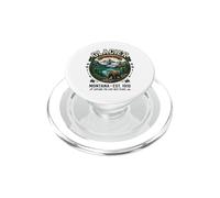 Glacier National Park Montana Vintage Grizzly Bear Emblem PopSockets PopGrip for MagSafe