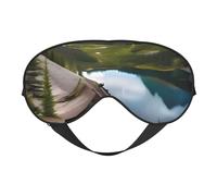 Glacier National Park Print Lightweight Sleep Mask Breathable Light-Blocking Travel Yoga Outdoor Adventures