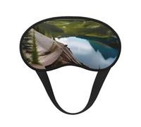 Glacier National Park Print Soft Comfortable Eye Mask for Sleeping Light Blocking Nap Travel Camping Night Rest