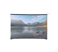 Glacier National Park Reusable Paper Cosmetic Bag Waterproof & Lightweight for Travel, School & Daily Use Full-Print Design Women, Students, Eco-Conscious