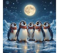 Glacier Penguin 200 Piece Jigsaw Puzzles for Adults and Kids, Impossible Puzzle, Jigsaws 200 pieces for adults Gifts, Difficult jigsaw puzzles for The Whole Family