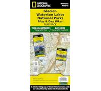 Glacier-Waterton Lakes Day Hikes (National Geographic Trails Illustrated Map)