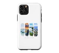 Glaciers, Waterfalls and Puffins Vacation Iceland Case for iPhone 11 Pro