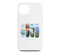 Glaciers, Waterfalls and Puffins Vacation Iceland Case for iPhone 13