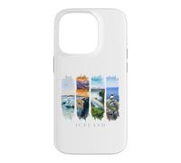 Glaciers, Waterfalls and Puffins Vacation Iceland Case for iPhone 14 Pro