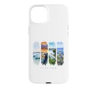 Glaciers, Waterfalls and Puffins Vacation Iceland Case for iPhone 15 Plus