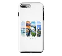 Glaciers, Waterfalls and Puffins Vacation Iceland Case for iPhone 7 Plus/8 Plus
