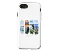 Glaciers, Waterfalls and Puffins Vacation Iceland Case for iPhone SE (2020) / 7/8