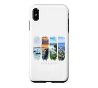 Glaciers, Waterfalls and Puffins Vacation Iceland Case for iPhone XS Max