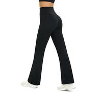 Glacspyg LaPaKu Lady Yoga Pants High Training Legs Abdomen Lower Back Control Fitness Jogging, Black, XS