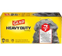 Glad Dual Defense Large Drawstring Trash Bags - 30 Gallon - 25 Count