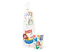 Glad for Kids Disney Mickey and Friends Disposable Paper Cups - Kid-Friendly Soak Proof Drinking Cup for Everyday Use, 9 oz - 24 Count