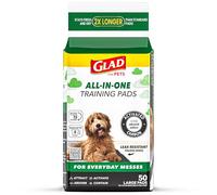 Glad for Pets Black Charcoal Puppy Pads | Puppy Potty Training Pads That ABSORB & NEUTRALIZE Urine Instantly | New & Improved Quality Puppy Pee Pads, 50 count