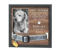 Glad Gua 9x9in Personalized Pet Loss Sign, Dog Memorial Gifts For Loss Of Dog, Pet Loss Gifts, Dog Memorial Picture Frame - Upload Image Pet Memorial Gifts For Dogs, Dog Remembrance Gift
