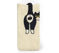 Glad Gua Cat Socks with Balls - Funny 3D Plush Balls, Cotton Crew Socks for Women, Cute Novelty Gift for Cat Lovers