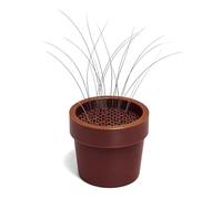 Glad Gua Cat Whisker Collector Pot - Mini Keepsake Plastic Display for Long or Short Whiskers, Thoughtful Pet Memorial Gift for Cat Owners