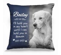 Glad Gua I'll Hold You in My Heart Pet Memorial Gifts, Personalized Dog Pillow (Insert Included), Dog Remembrance Gift, Dog Memorial Gifts for Loss of Dog Sympathy Gift, Pet Loss Gifts