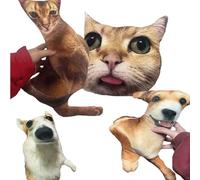 Glad Gua Personalised Cat Ugly Shaped Pillow, Funny Body Weird Stuff Pillows, Custom Pet Photo Stuffed Animal Plush Toy Gifts