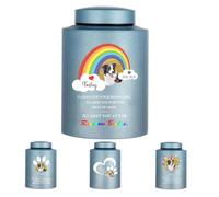 Glad Gua Personalised Pet Urns For Dog Cat Ashes, Custom Photo Memorial Memory Box, Small Medium Ashes Keepsake, Sympathy Gift For Pet Lovers