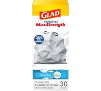 Glad Kitchen Pro Kitchen Bags, Drawstring, Fresh Clean, Febreze Freshness, Large, 30Count