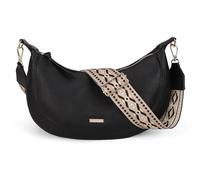 Gladdon Women's Crossbody Bag with Boho Strap - Faux Leather Shoulder Handbag, Small Crescent Hobo Bag for Daily Use and Travel