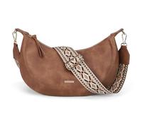 Gladdon Women's Crossbody Bag with Boho Strap - Faux Leather Shoulder Handbag, Small Crescent Hobo Bag for Daily Use and Travel