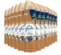 Glade Air Freshener, Aerosol Room Spray, Sandalwood & Jasmine, Pack 12