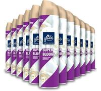 Glade Air Freshener, Aerosol Room Spray, Super Bloom, Pack of 12 (12 x 300ml)