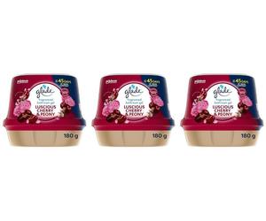 Glade Air Freshener Gel Cherry & Peony 180GM x 3