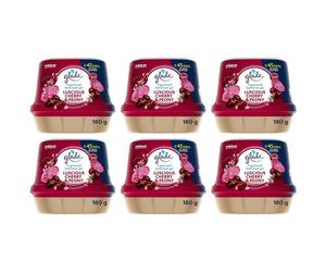Glade Air Freshener Gel Cherry & Peony 180GM x 6