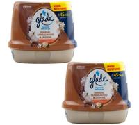 Glade Air Freshener Scent Gel Sensual Sandalwood & Jasmine 2 X 180g To 45 Days